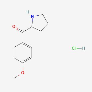 2-(4-Methoxybenzoyl)pyrrolidine hydrochloride
