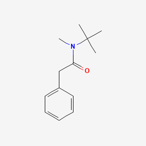 molecular formula C13H19NO B14317567 N-tert-Butyl-N-methyl-2-phenylacetamide CAS No. 105879-36-5
