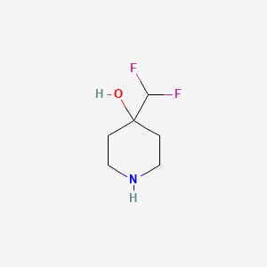 4-(Difluoromethyl)piperidin-4-ol