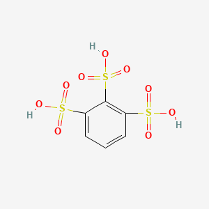 molecular formula C6H6O9S3 B14317606 Benzene-1,2,3-trisulfonic acid CAS No. 109999-69-1