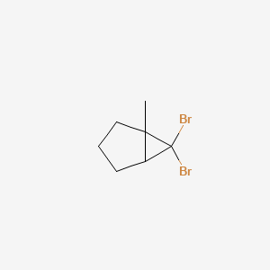 molecular formula C7H10Br2 B14317722 6,6-Dibromo-1-methylbicyclo[3.1.0]hexane CAS No. 106988-84-5