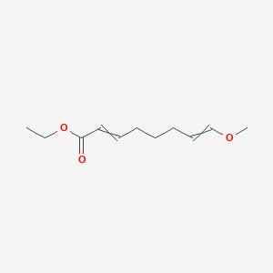 molecular formula C11H18O3 B14317743 Ethyl 8-methoxyocta-2,7-dienoate CAS No. 110744-14-4
