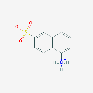 molecular formula C10H9NO3S B143178 5-氨基-2-萘磺酸 CAS No. 119-79-9