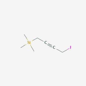 molecular formula C7H13ISi B14318185 Silane, (4-iodo-2-butynyl)trimethyl- CAS No. 111097-70-2