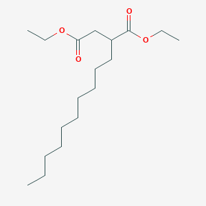 molecular formula C18H34O4 B14318230 Diethyl 2-decylbutanedioate CAS No. 112008-99-8