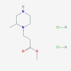 Methyl 3-(2-methylpiperazin-1-yl)propanoate dihydrochloride