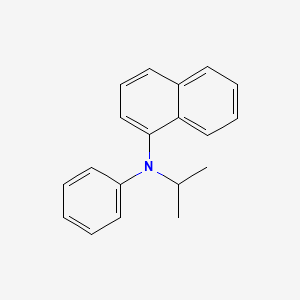 molecular formula C19H19N B14318268 N-Phenyl-N-(propan-2-yl)naphthalen-1-amine CAS No. 110972-22-0