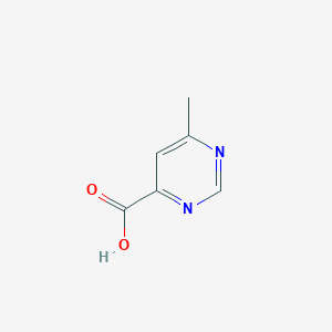 molecular formula C6H6N2O2 B143183 6-Methylpyrimidine-4-carboxylic acid CAS No. 138538-42-8
