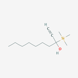 molecular formula C13H26OSi B14318315 3-(Trimethylsilyl)dec-1-YN-3-OL CAS No. 113237-34-6