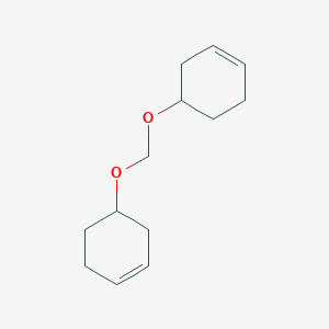 molecular formula C13H20O2 B14318411 Cyclohexene, 4,4'-[methylenebis(oxy)]bis- CAS No. 105554-11-8