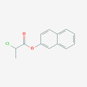 molecular formula C13H11ClO2 B14318449 Naphthalen-2-yl 2-chloropropanoate CAS No. 106647-76-1
