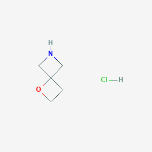 molecular formula C5H10ClNO B1431847 1-Oxa-6-azaspiro[3.3]heptane hydrochloride CAS No. 1359704-67-8