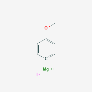 molecular formula C7H7IMgO B14318475 magnesium;methoxybenzene;iodide CAS No. 112219-63-3