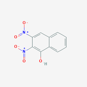 molecular formula C10H6N2O5 B14318479 1-Naphthalenol, 2,3-dinitro- CAS No. 113538-65-1