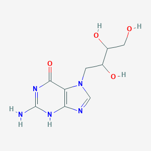molecular formula C9H13N5O4 B143185 2-氨基-7-(2,3,4-三羟基丁基)-3H-嘌呤-6-酮 CAS No. 93905-80-7
