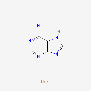 molecular formula C8H12BrN5 B14318500 N,N,N-Trimethyl-7H-purin-6-aminium bromide CAS No. 113270-44-3