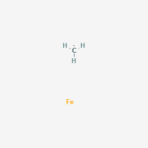 molecular formula CH3Fe- B14318519 Carbanide;iron CAS No. 110527-90-7