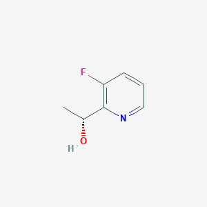 molecular formula C7H8FNO B1431853 (1R)-1-(3-fluoropyridin-2-yl)ethan-1-ol CAS No. 1568238-76-5