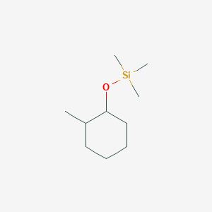 molecular formula C10H22OSi B14318556 Silane, trimethyl[(2-methylcyclohexyl)oxy]- CAS No. 109283-59-2