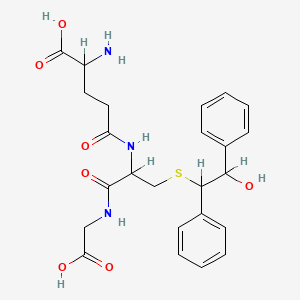 molecular formula C24H29N3O7S B14318601 Dpghe CAS No. 105449-15-8