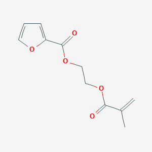 molecular formula C11H12O5 B14318610 2-[(2-Methylacryloyl)oxy]ethyl furan-2-carboxylate CAS No. 106221-42-5