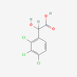 molecular formula C8H5Cl3O3 B14318639 Hydroxy(2,3,4-trichlorophenyl)acetic acid CAS No. 106705-49-1