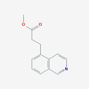 molecular formula C13H13NO2 B1431864 Methyl 3-(isoquinolin-5-yl)propanoate CAS No. 87087-26-1