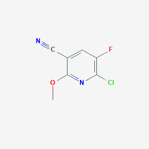 6-Chloro-5-fluoro-2-methoxynicotinonitrile