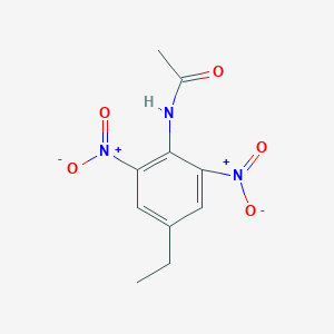 molecular formula C10H11N3O5 B14318662 N-(4-Ethyl-2,6-dinitrophenyl)acetamide CAS No. 111630-95-6