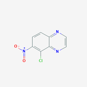 molecular formula C8H4ClN3O2 B14318674 5-Chloro-6-nitroquinoxaline CAS No. 109541-20-0