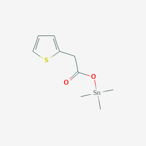 molecular formula C9H14O2SSn B14318688 Trimethyl{[(thiophen-2-yl)acetyl]oxy}stannane CAS No. 112379-51-8