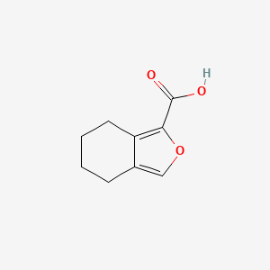 molecular formula C9H10O3 B1431870 4,5,6,7-Tetrahydro-2-benzofuran-1-carboxylic acid CAS No. 1378818-17-7