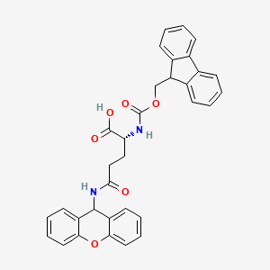 molecular formula C33H28N2O6 B1431877 Fmoc-d-gln(xan)-oh CAS No. 1313054-52-2