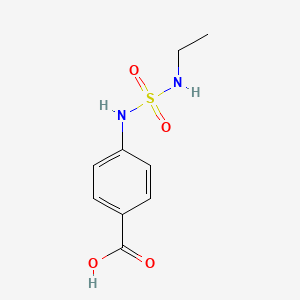 molecular formula C9H12N2O4S B1431880 4-[(Ethylsulfamoyl)amino]benzoic acid CAS No. 1597263-69-8