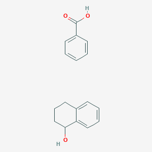 molecular formula C17H18O3 B14318803 Benzoic acid;1,2,3,4-tetrahydronaphthalen-1-ol CAS No. 109037-21-0