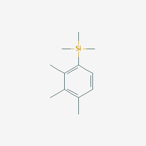 molecular formula C12H20Si B14318846 Trimethyl(2,3,4-trimethylphenyl)silane CAS No. 112277-73-3