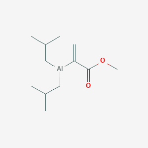 molecular formula C12H23AlO2 B14318851 Methyl 2-[bis(2-methylpropyl)alumanyl]prop-2-enoate CAS No. 107270-46-2