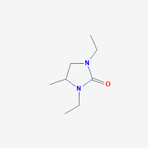 molecular formula C8H16N2O B14318876 1,3-Diethyl-4-methylimidazolidin-2-one CAS No. 109661-85-0
