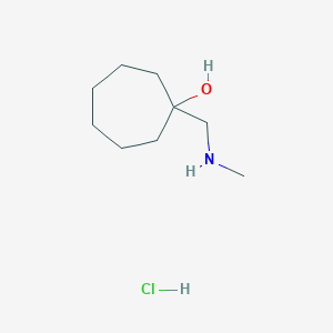 1-[(Methylamino)methyl]cycloheptan-1-ol hydrochloride