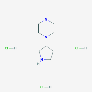 1-Methyl-4-(3-pyrrolidinyl)piperazine trihydrochloride