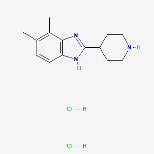 4,5-dimethyl-2-piperidin-4-yl-1H-benzimidazole dihydrochloride