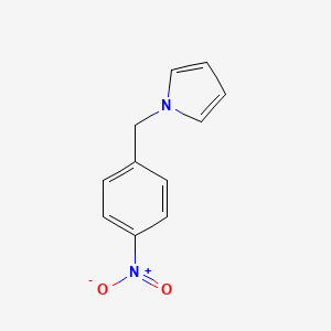 molecular formula C11H10N2O2 B14318958 1H-Pyrrole, 1-[(4-nitrophenyl)methyl]- CAS No. 107484-31-1