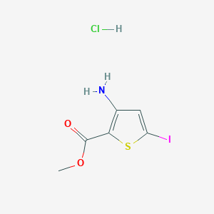Methyl 3-amino-5-iodothiophene-2-carboxylate hydrochloride
