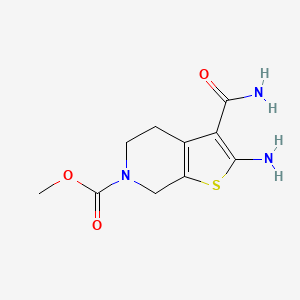 methyl 2-amino-3-carbamoyl-4,7-dihydrothieno[2,3-c]pyridine-6(5H)-carboxylate