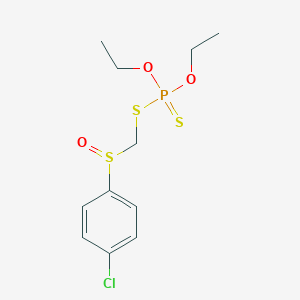 molecular formula C11H16ClO3PS3 B143191 Carbophenothion Sulfoxide CAS No. 17297-40-4