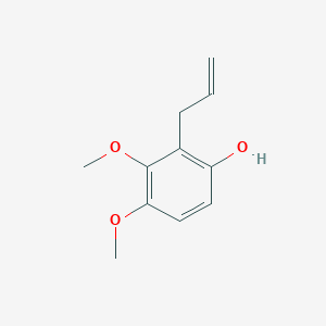 molecular formula C11H14O3 B14319111 Phenol, dimethoxy(2-propenyl)- CAS No. 110162-33-9