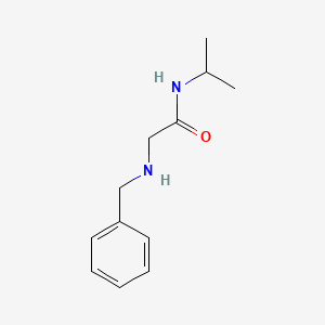 molecular formula C12H18N2O B14319153 N~2~-Benzyl-N-propan-2-ylglycinamide CAS No. 108736-24-9