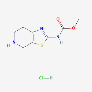 Methyl 4,5,6,7-tetrahydro[1,3]thiazolo[5,4-c]pyridin-2-ylcarbamate hydrochloride