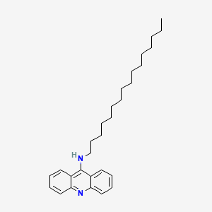 molecular formula C29H42N2 B14319177 N-Hexadecylacridin-9-amine CAS No. 106871-52-7