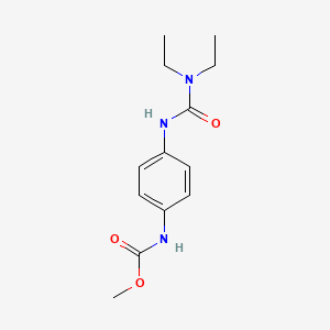 molecular formula C13H19N3O3 B14319206 Methyl {4-[(diethylcarbamoyl)amino]phenyl}carbamate CAS No. 112525-96-9